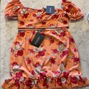 Matching skirt & crop top set